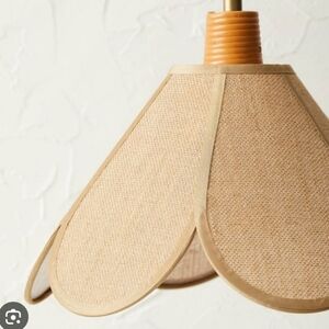 opalhouse x jungalow • burlap petals hanging lamp